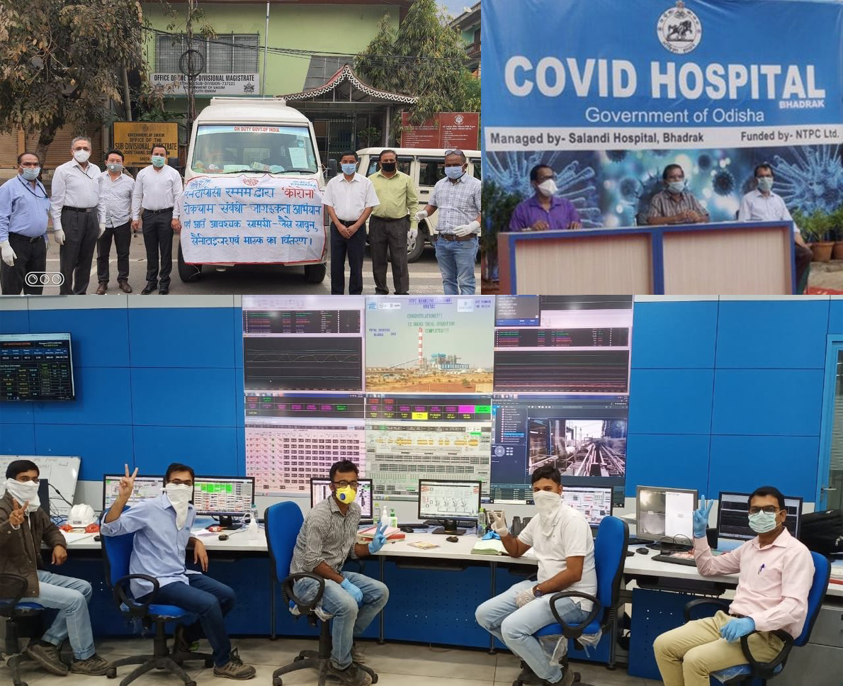 NTPC combats COVID-19 with multiple initiatives and provides uninterrupted power supply