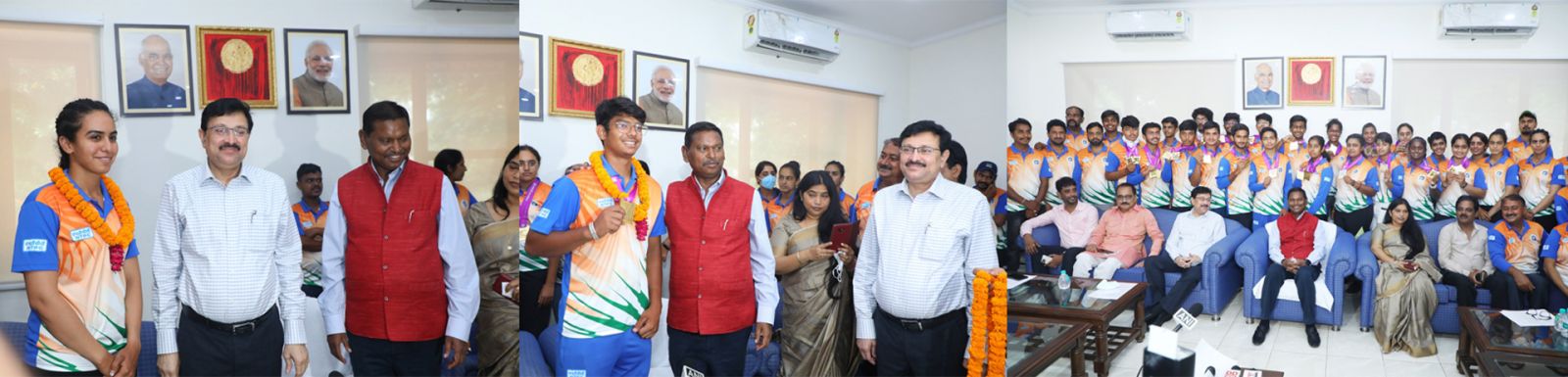 Junior Archery Contingent felicitated for exemplary performance in World Championship